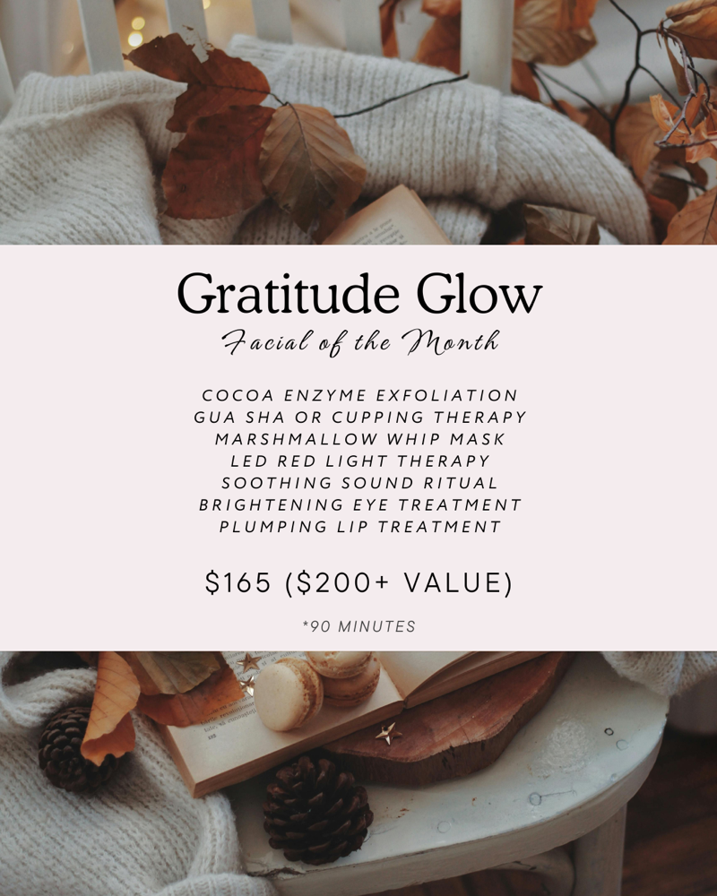 The Gratitude Glow Facial at Sacred Space Organics in Las Vegas, NV