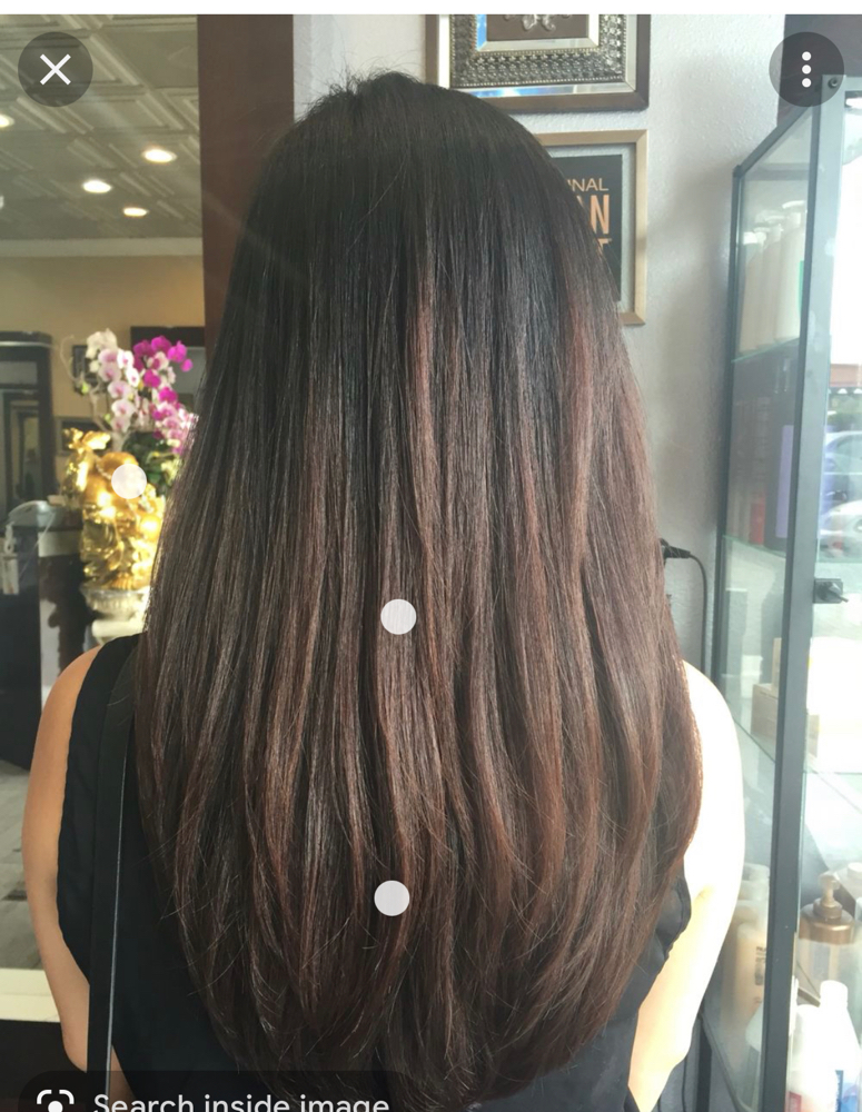 Woman Shampoo Cut Blow Dry Longhair