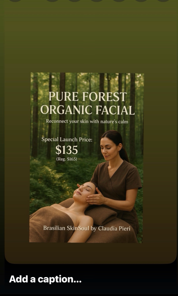 Pure Forest Organic Facial