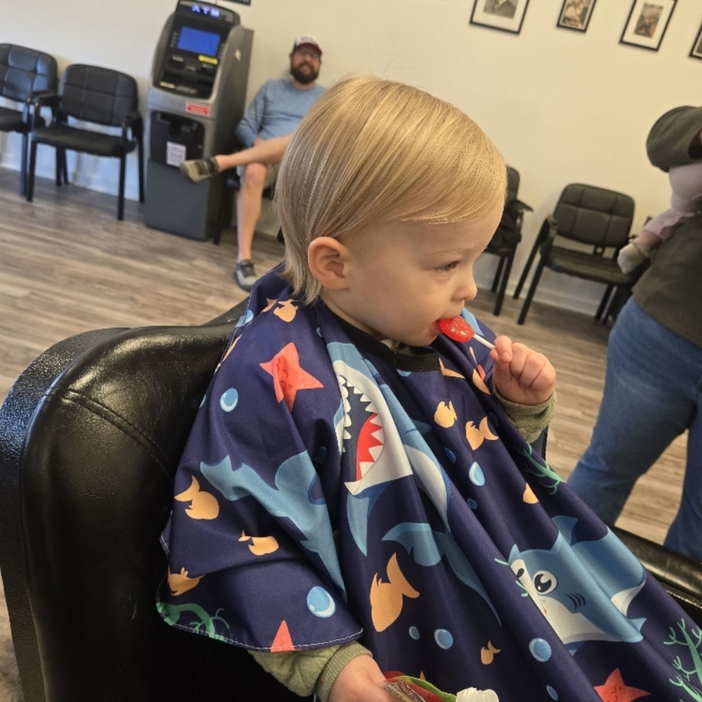 Kids Cut at Riot Barber Co. Kendall in Summerville, SC