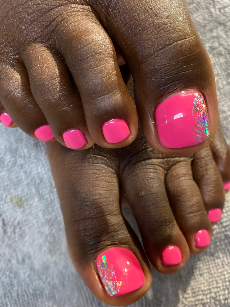 Gel Pedicure Mini Nail Art Add On