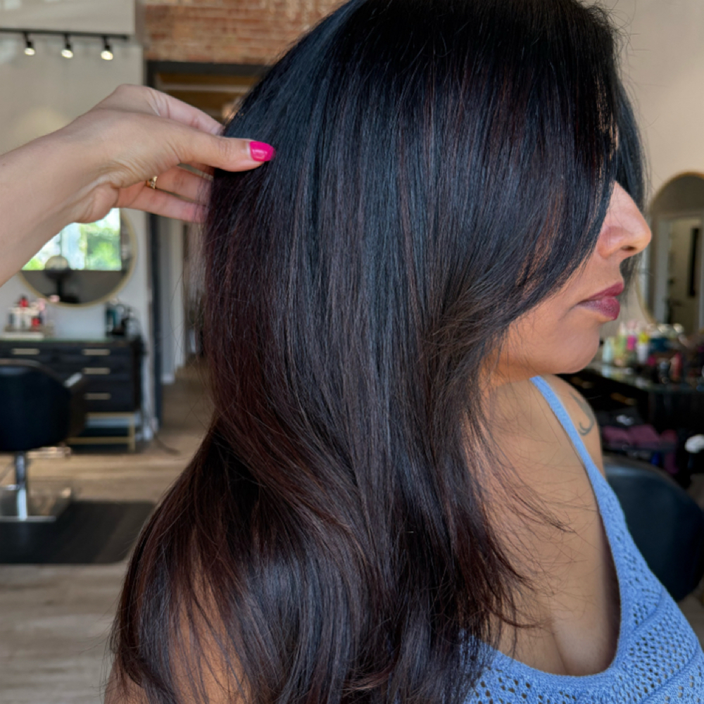 Root Refresh & Blowout at BLOOM Beauty & Brows in Geneva, IL