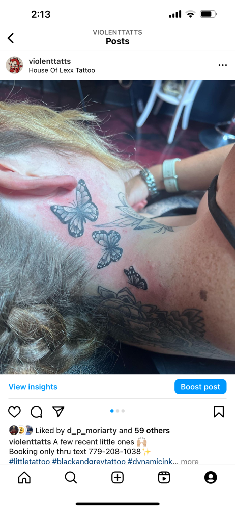 Tattoo Appoitment 1 Hr