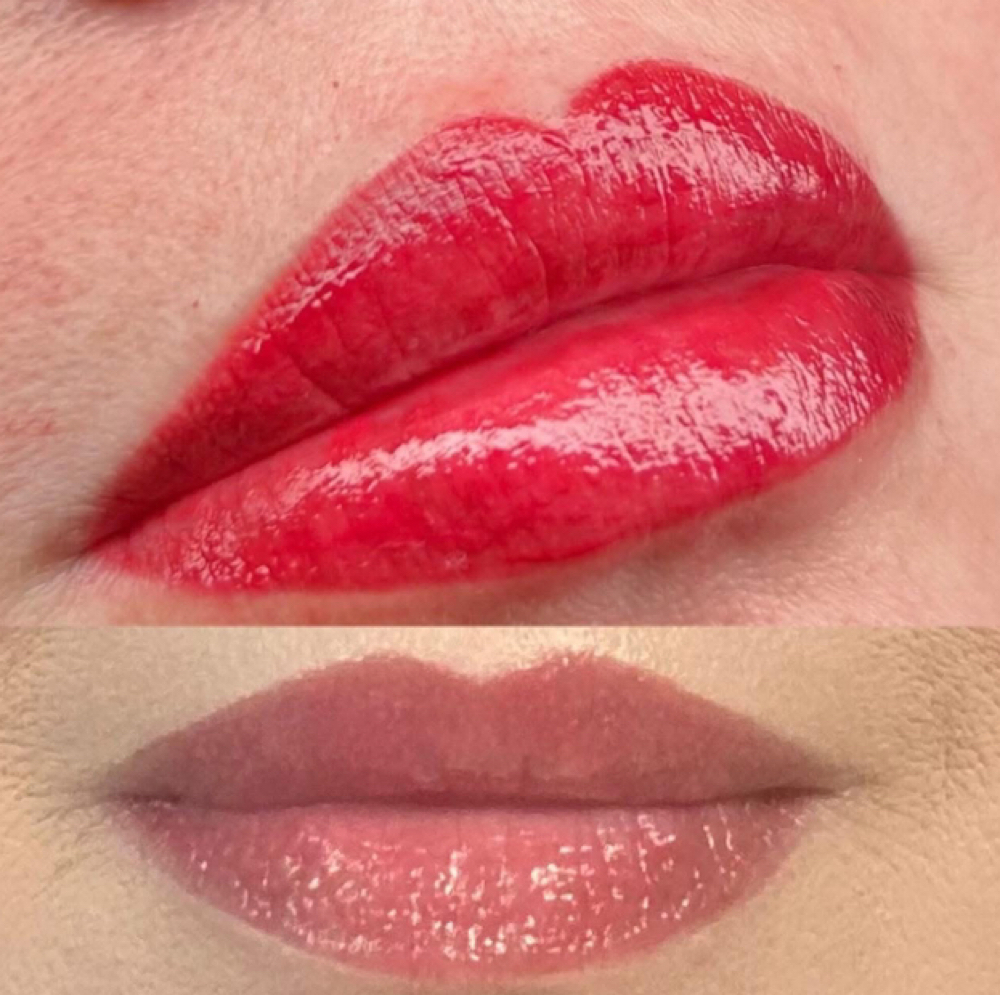 Lip Blushing with Liner at Miss Priss Brows & Beauty in Corinth, MS