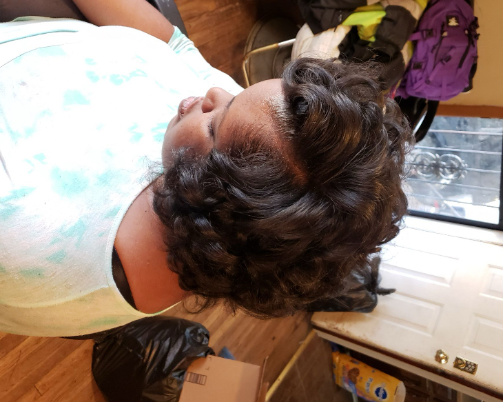 Silk press at Tks Beauty Bar LLC in Memphis, TN