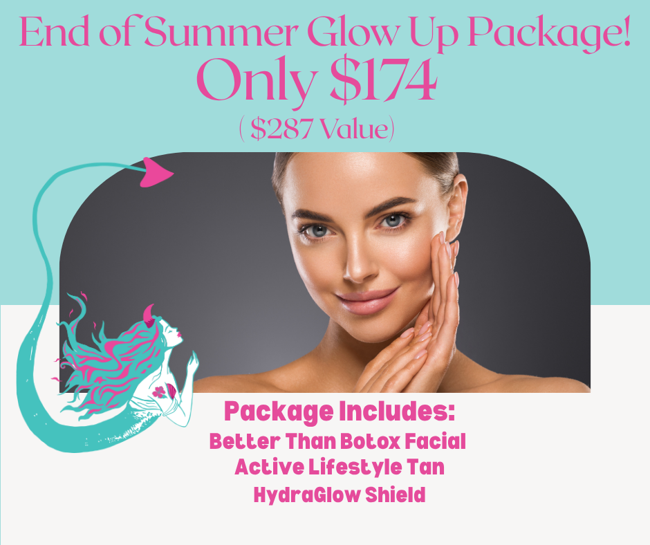 Summer Glow UP Prepaid Tan package