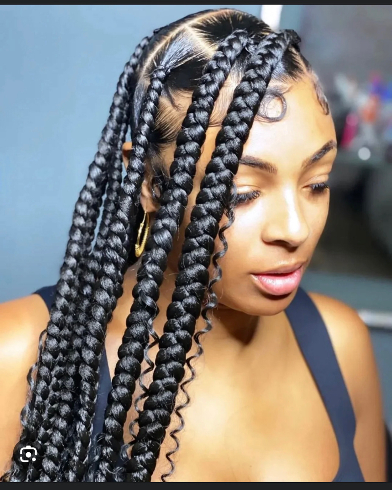 Large Boho Braids