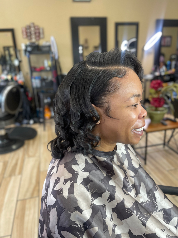 Silk Press with Scalp Detox
