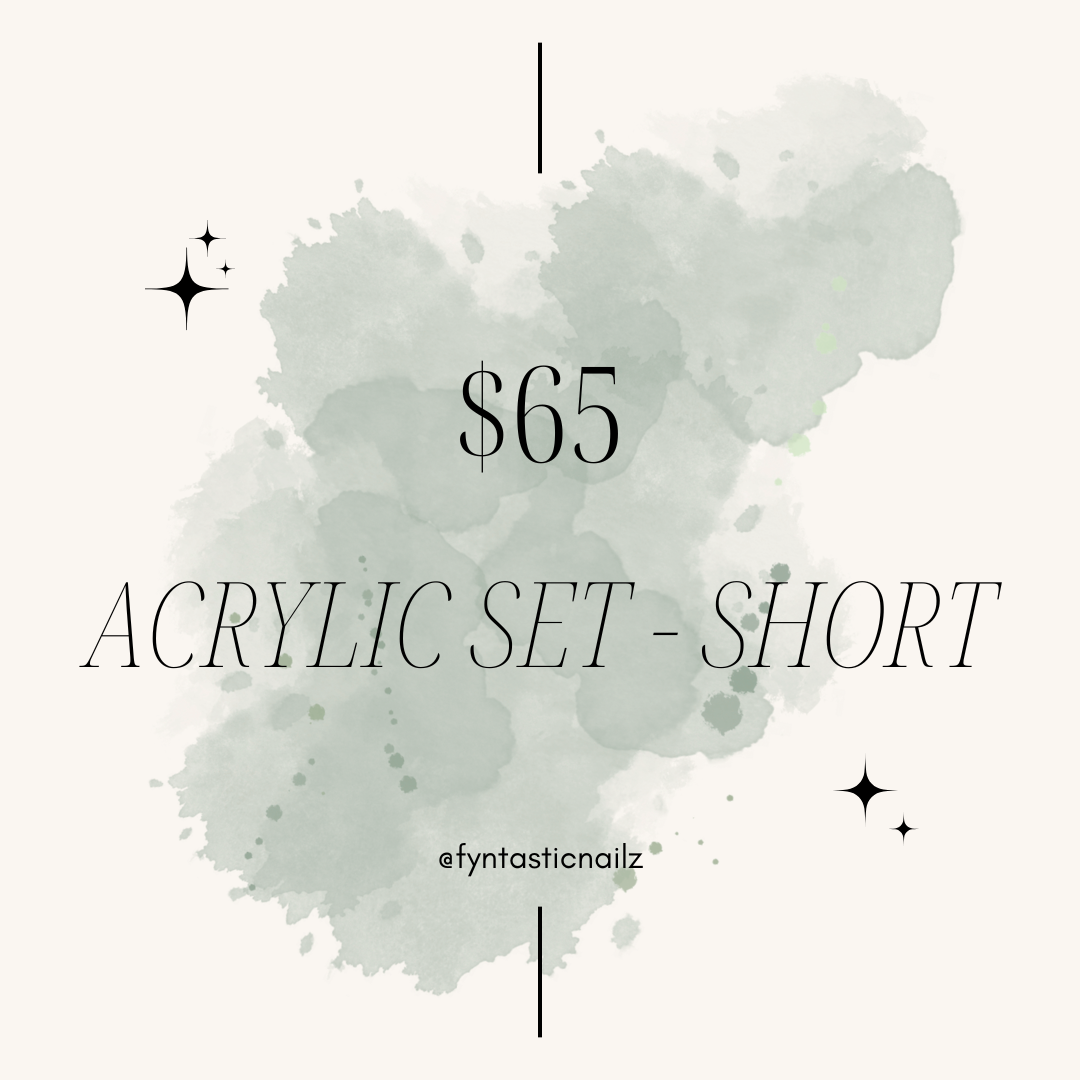 Acrylic Full Set - Short
