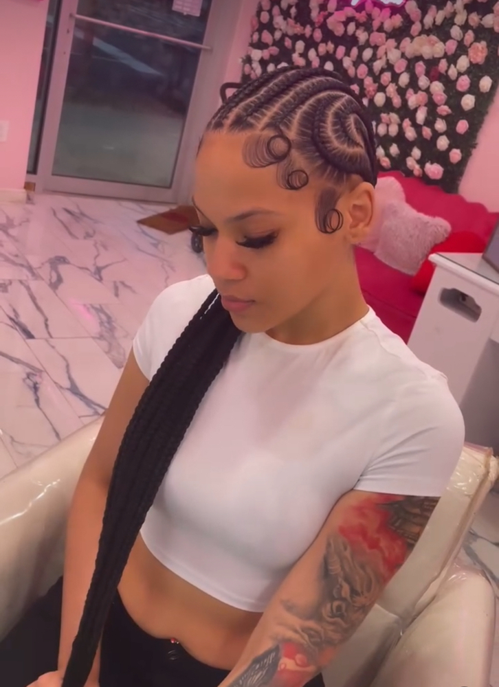 Alica Keys Inspired Braids 8 at Gigi.hair boutique in Bronx, NY