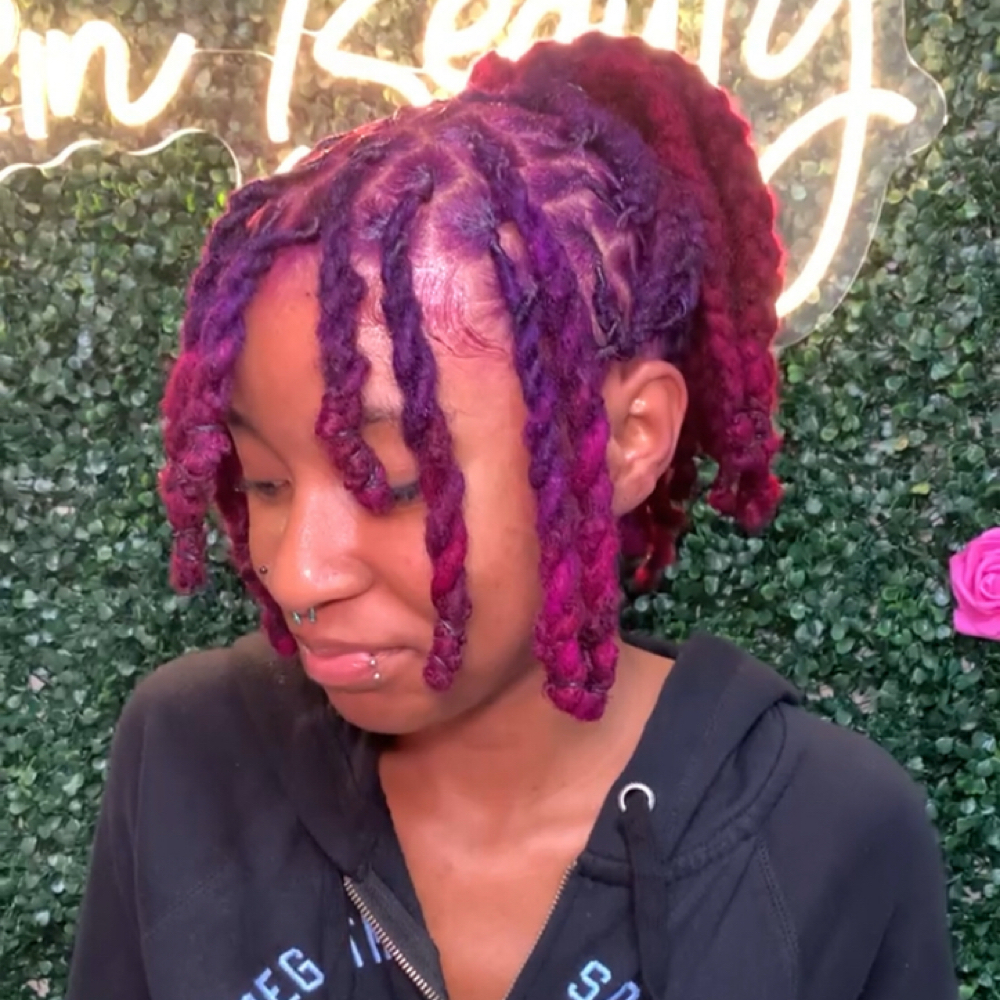 New Client Loc Retwist And Style at RockN Beauty Bar in Antioch, CA
