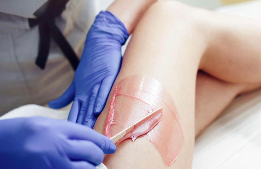 Upper leg wax