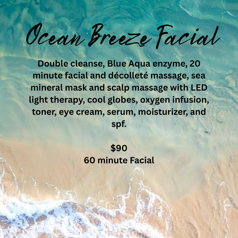 Ocean Breeze Facial at Magnolia Salon & Spa in Harriman, TN