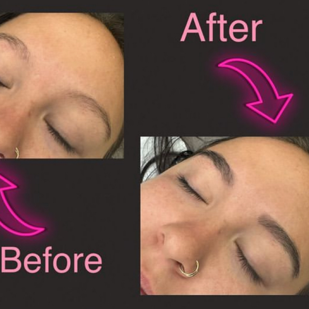 Eyebrow Tint at Golden Glow Esthetics in Breckenridge, TX
