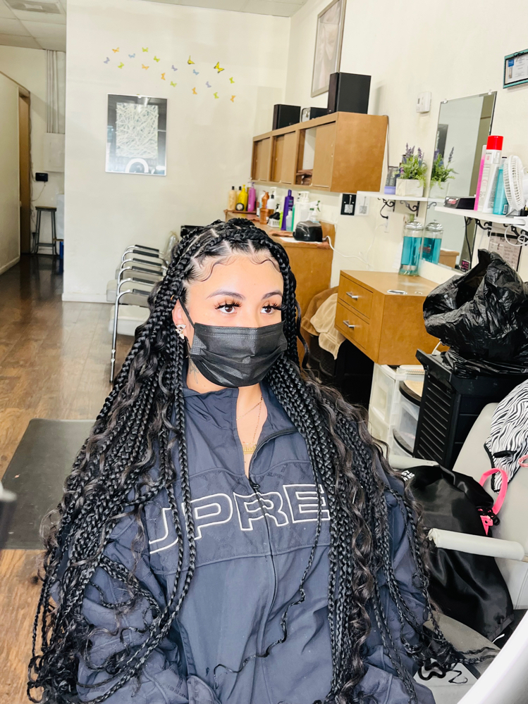 Bohemian Knotless Box Braids