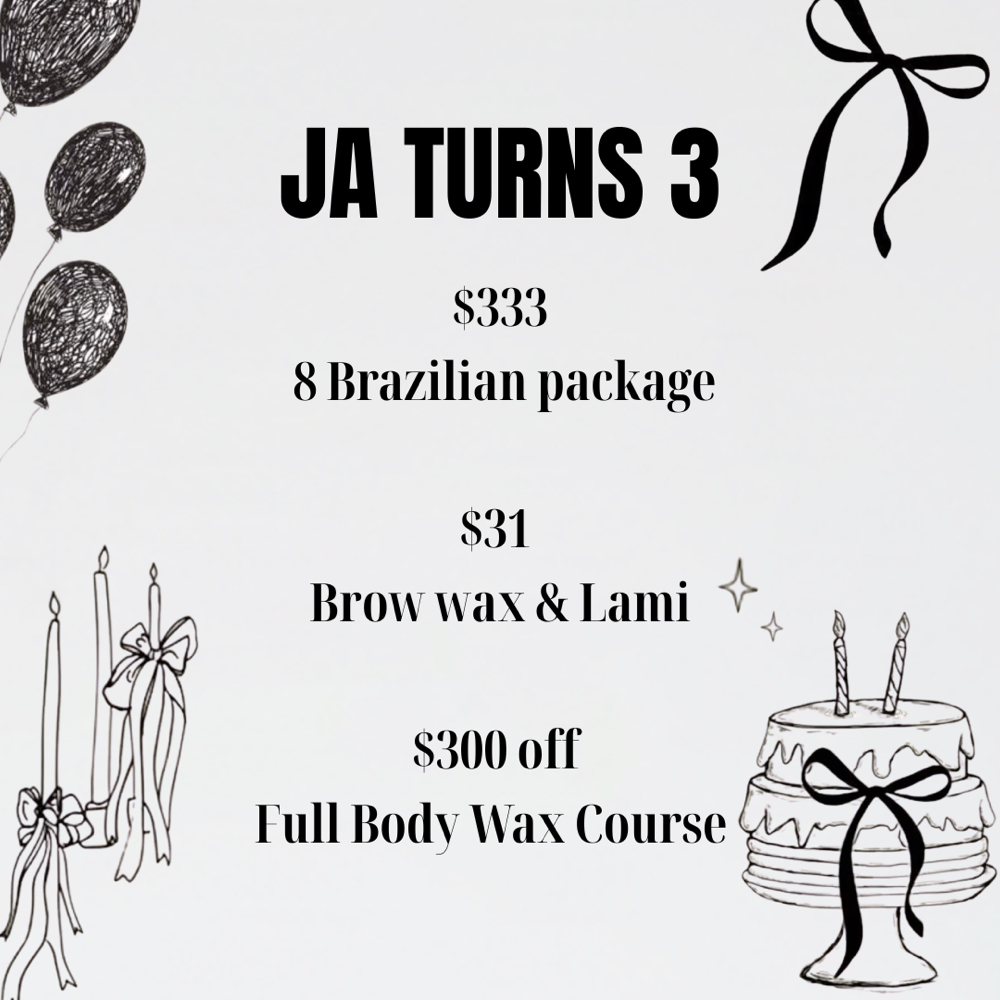 MAY : $31 Brow wax & Lami at JA Beauty Lounge in McAllen, TX