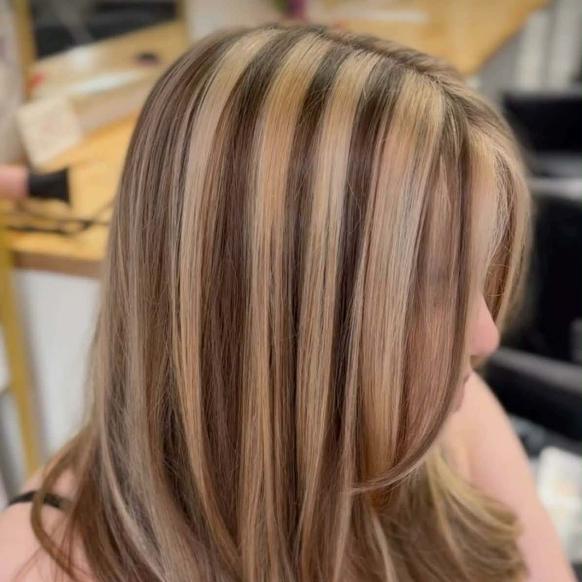 Chunky Highlights at BarberShopSwag and Beauty Salon LLC in Exmore, VA