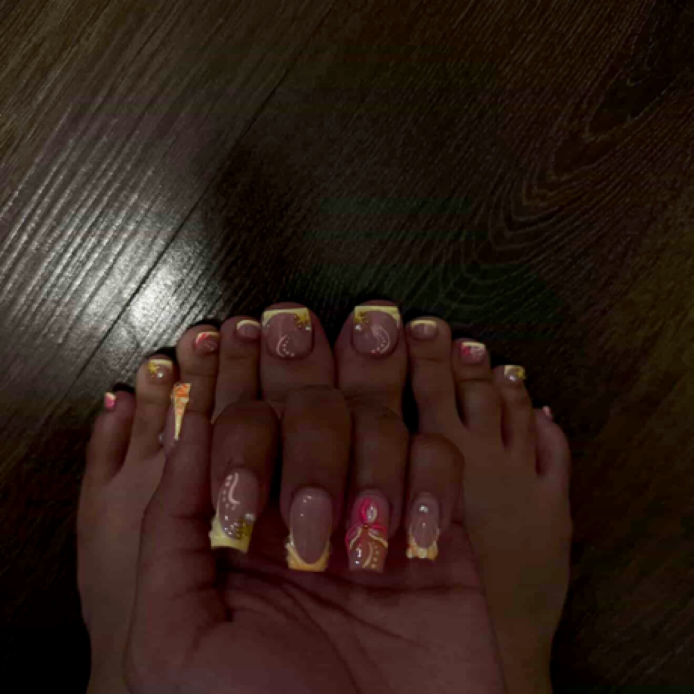 mani pedi duo at nailedbydanyelle in Pensacola, FL