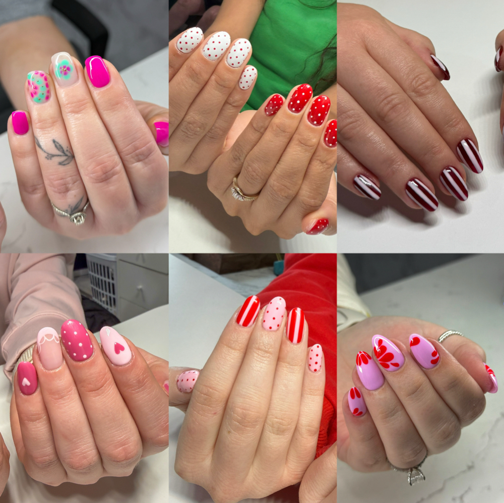 Medium Nail Art at Katie Young in Canfield, OH