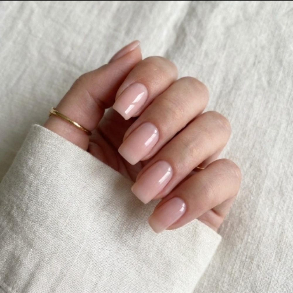 Gel Overlay Natural Nail at Polished Luxury in Kearney, NE