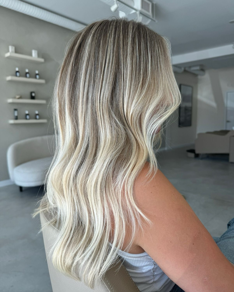 Mini blonding session