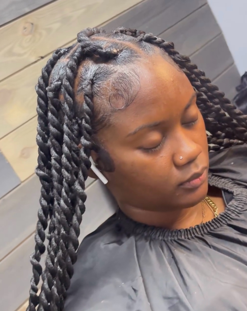 Large Knotless Passion Twist at TheHairAllure in Indianapolis, IN
