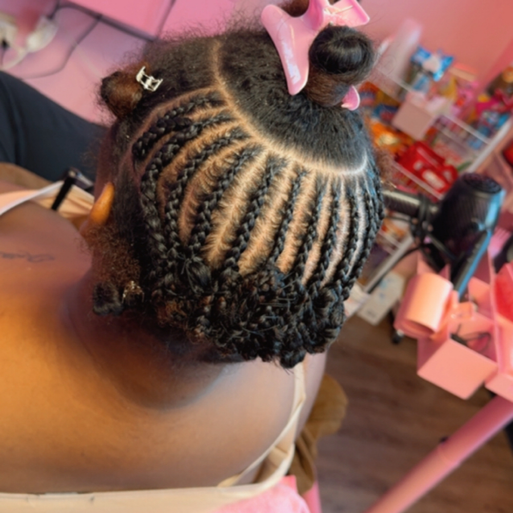 Braid Down Service at Mejko braid studio in Long Beach, CA