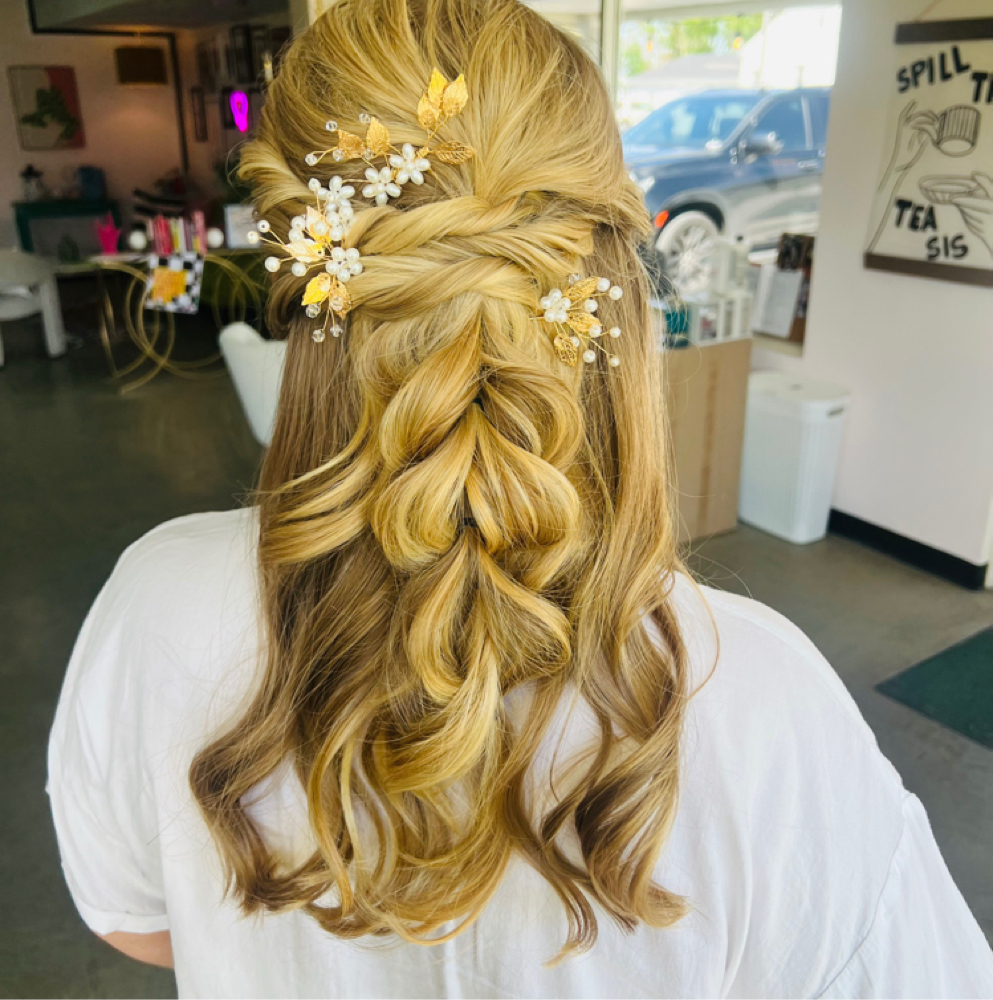 Formal Updo at Becca Quillen in Elwood, IN