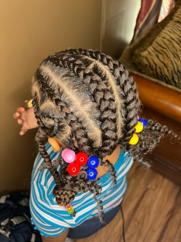 Kiddie Heart/feedin Braids