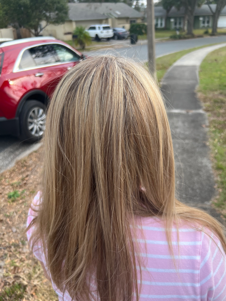 Halo Highlight AND Cut at Creations by KC in Lake Mary, FL