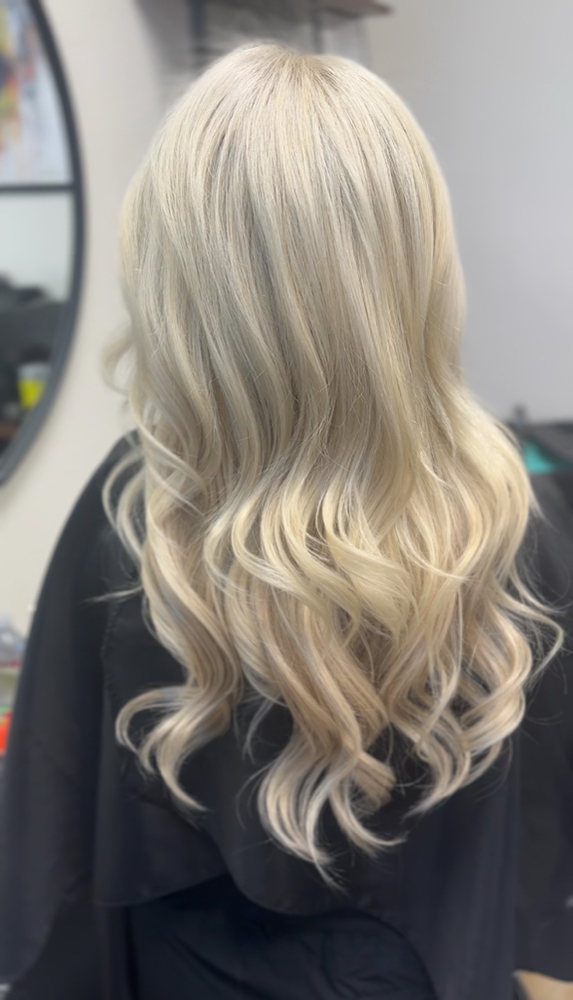 Platinum Blonde Transformation (full bleach + tone)