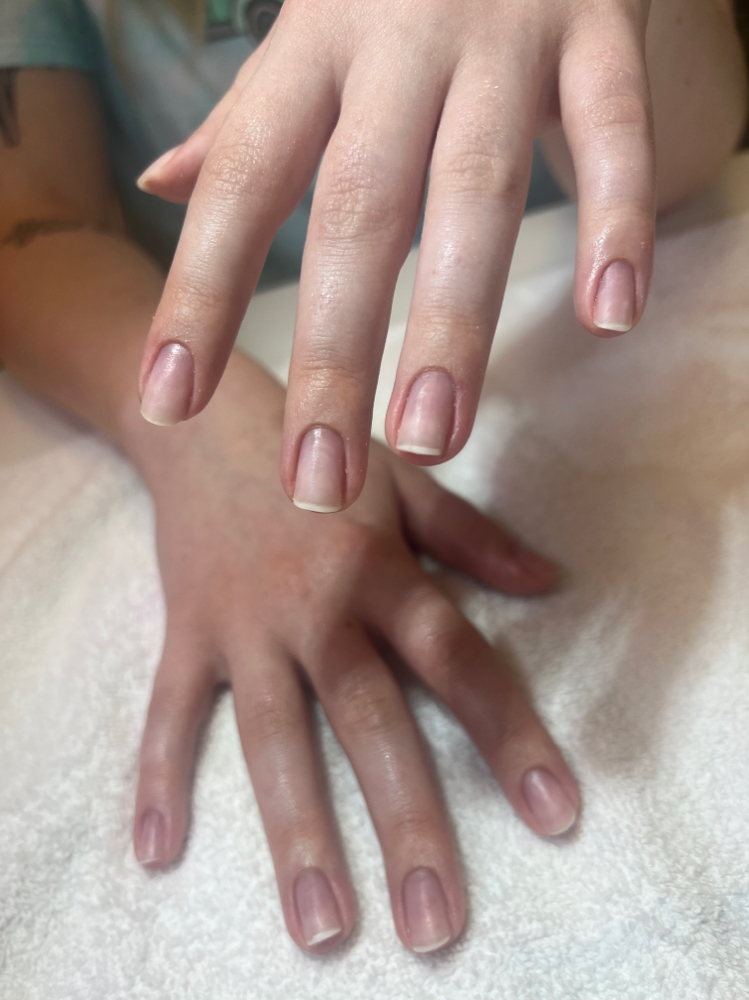 Hard Gel Removel Manicure