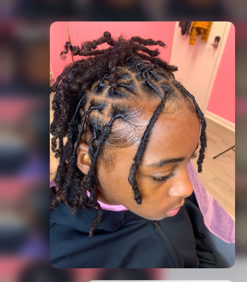Kids Loc Retwist & Style Ages 3-12