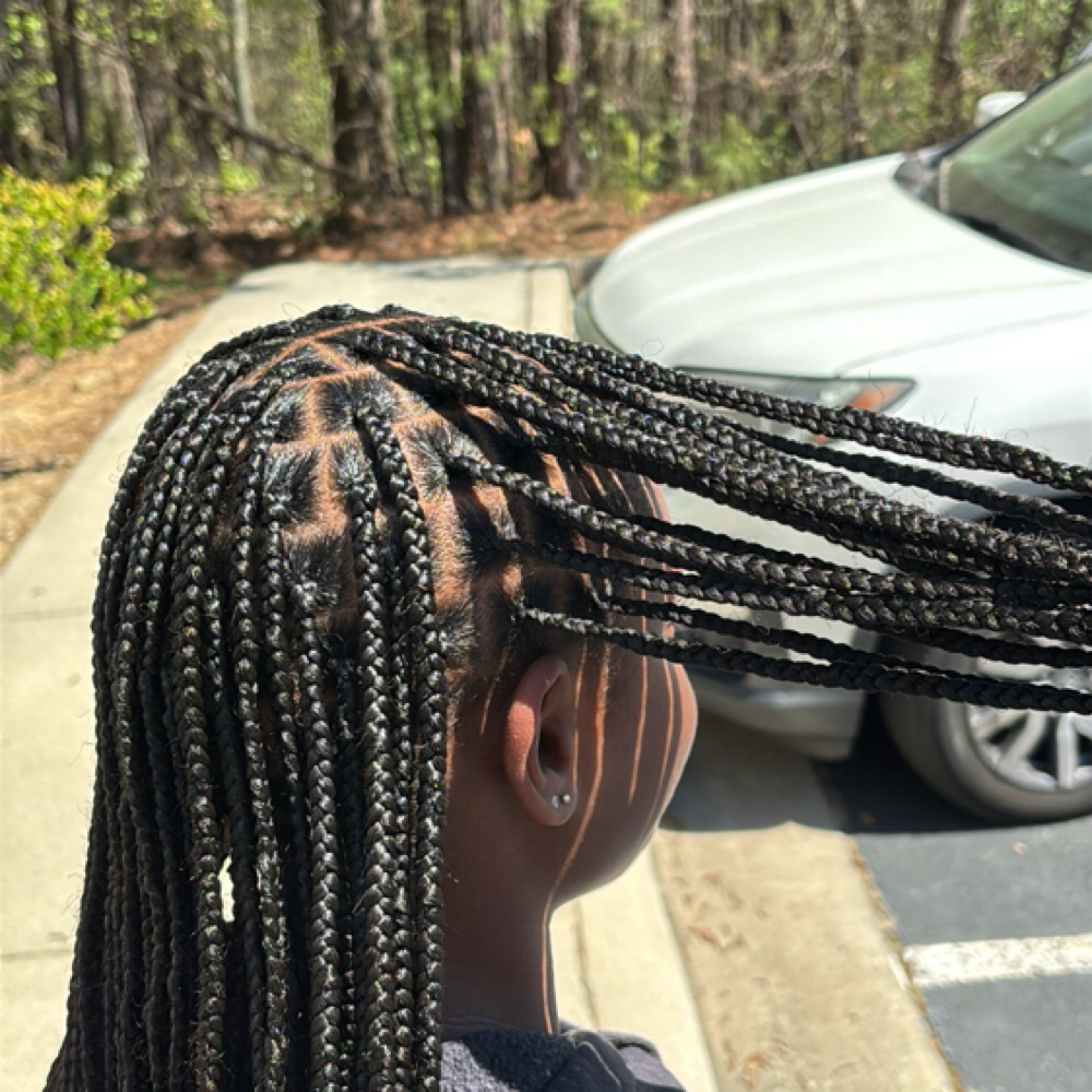 Small Knotless - Mid Back Length at Knotless By Mya in union city, GA