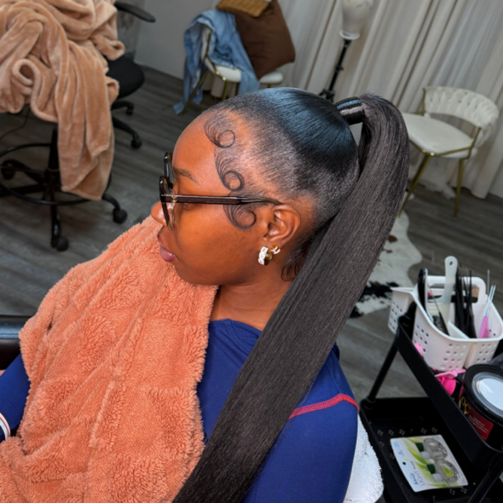 Sleek Ponytail at Faith TheBraider in Milwaukee, WI