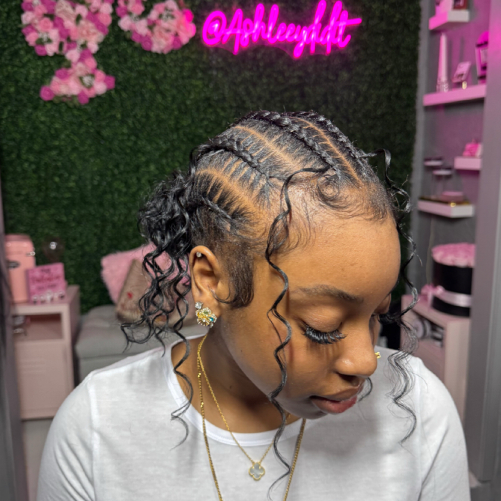 Pretty Braid Buns at ashleeydidit in West Palm Beach, FL