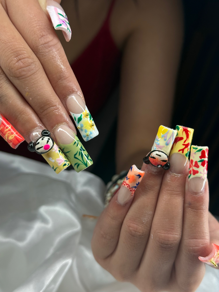 Long Nails at Anas beauty bar in Louisville, KY