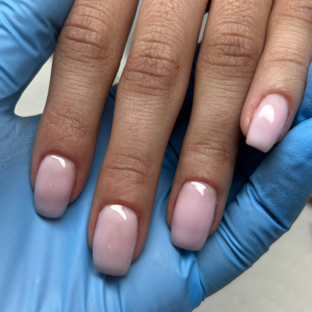 Russian Manicure With Hard Gel