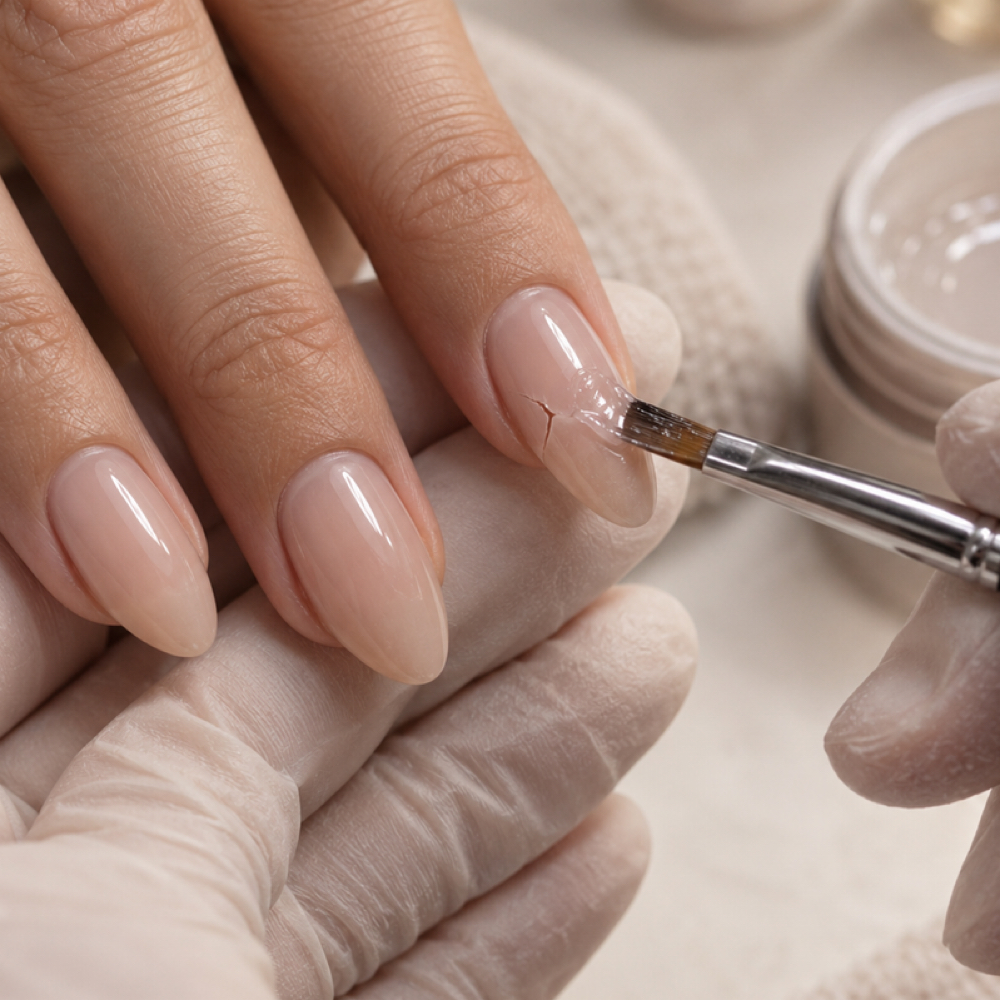 Nail Repair - After 7 Days at Ambertipz in Raleigh, NC