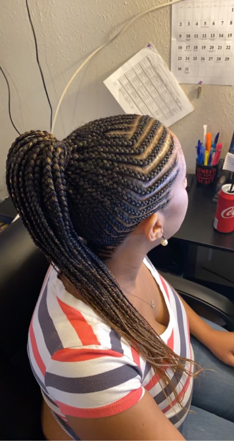 BRAIDED PONYTAIL at Salon Sistaz in Portland, OR