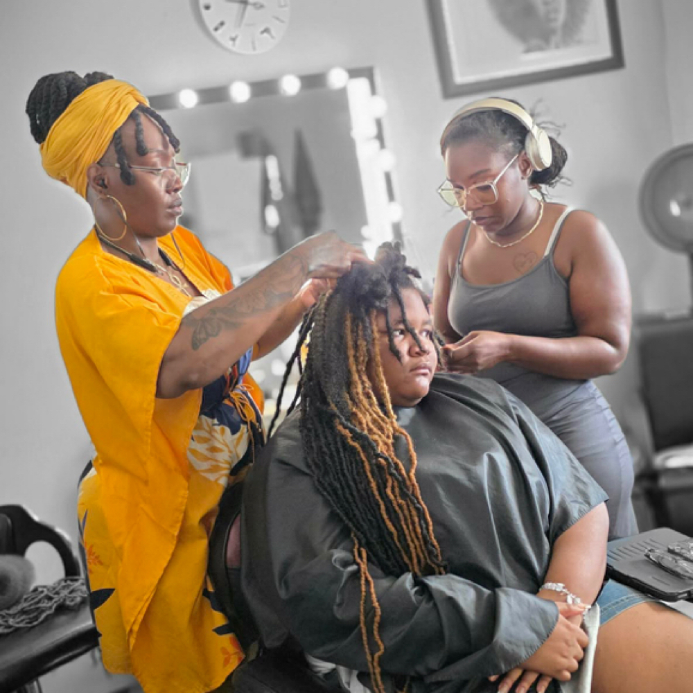 Braid Style With Extension at KBoss Stylz Studio in Tuscaloosa, AL
