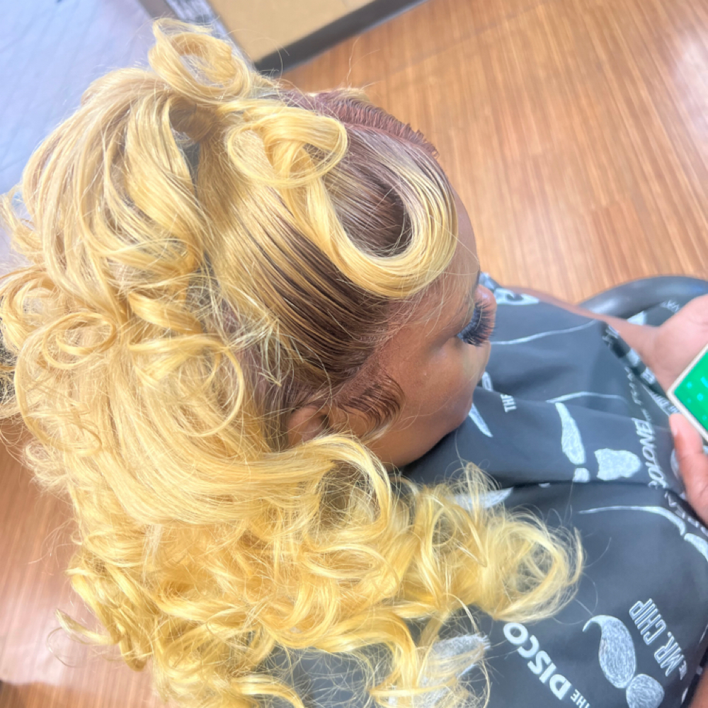 Bridal Hair Styling at Cut Up & D.Y. E. Salon and Spa in New Orleans, LA