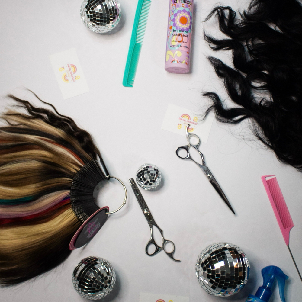 Hair Tinsel at Nour.ishment Beauty in Linn, MO