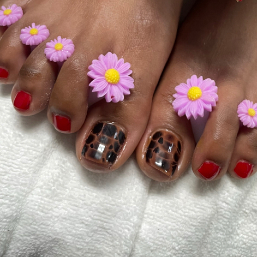 Pedicure at Double One Beauty Studio in Newport News, VA