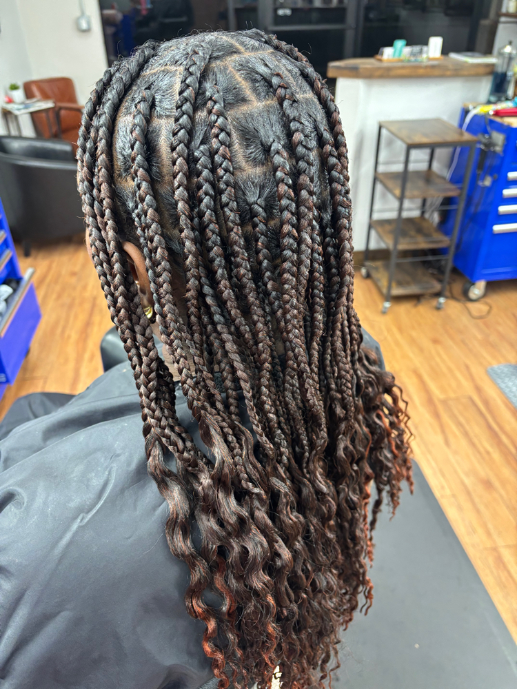 Medium Knotless Braids
