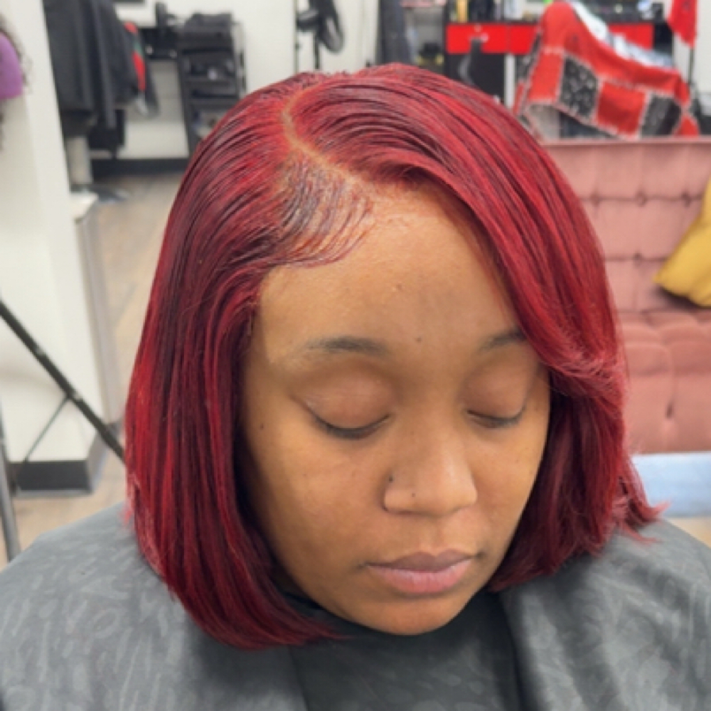 Wig Install at Styld To Perfection in Dubuque, IA