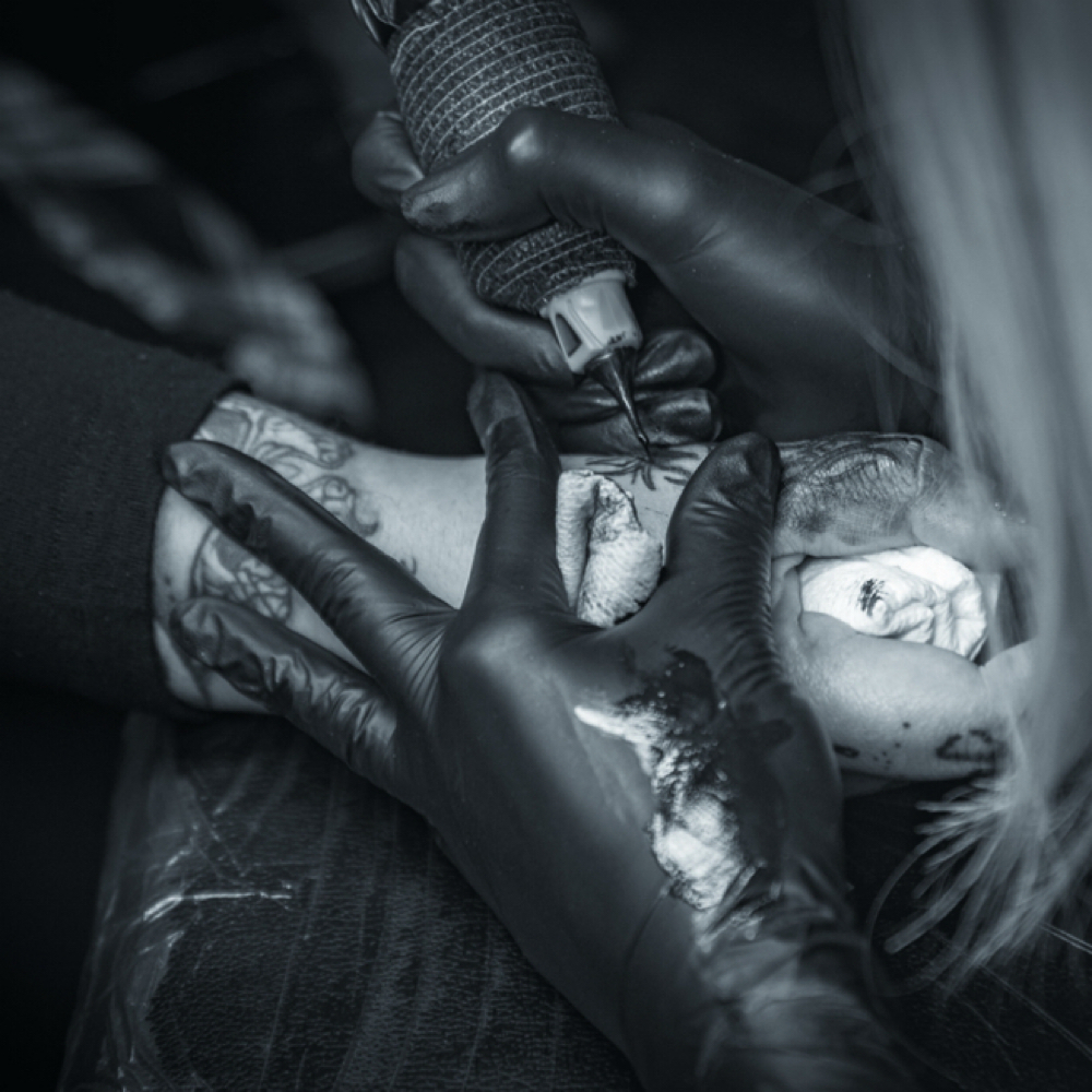 Tap Out Session at Ink By Santanna in Bridgeport, WV