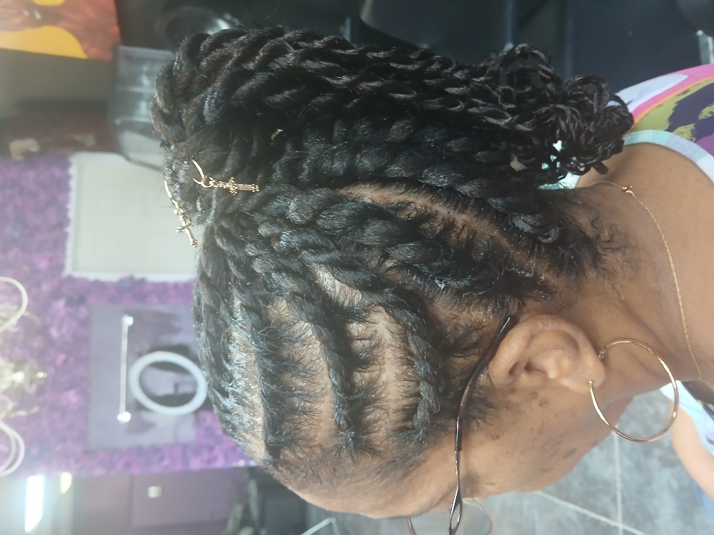 2 Strand Flat Twist