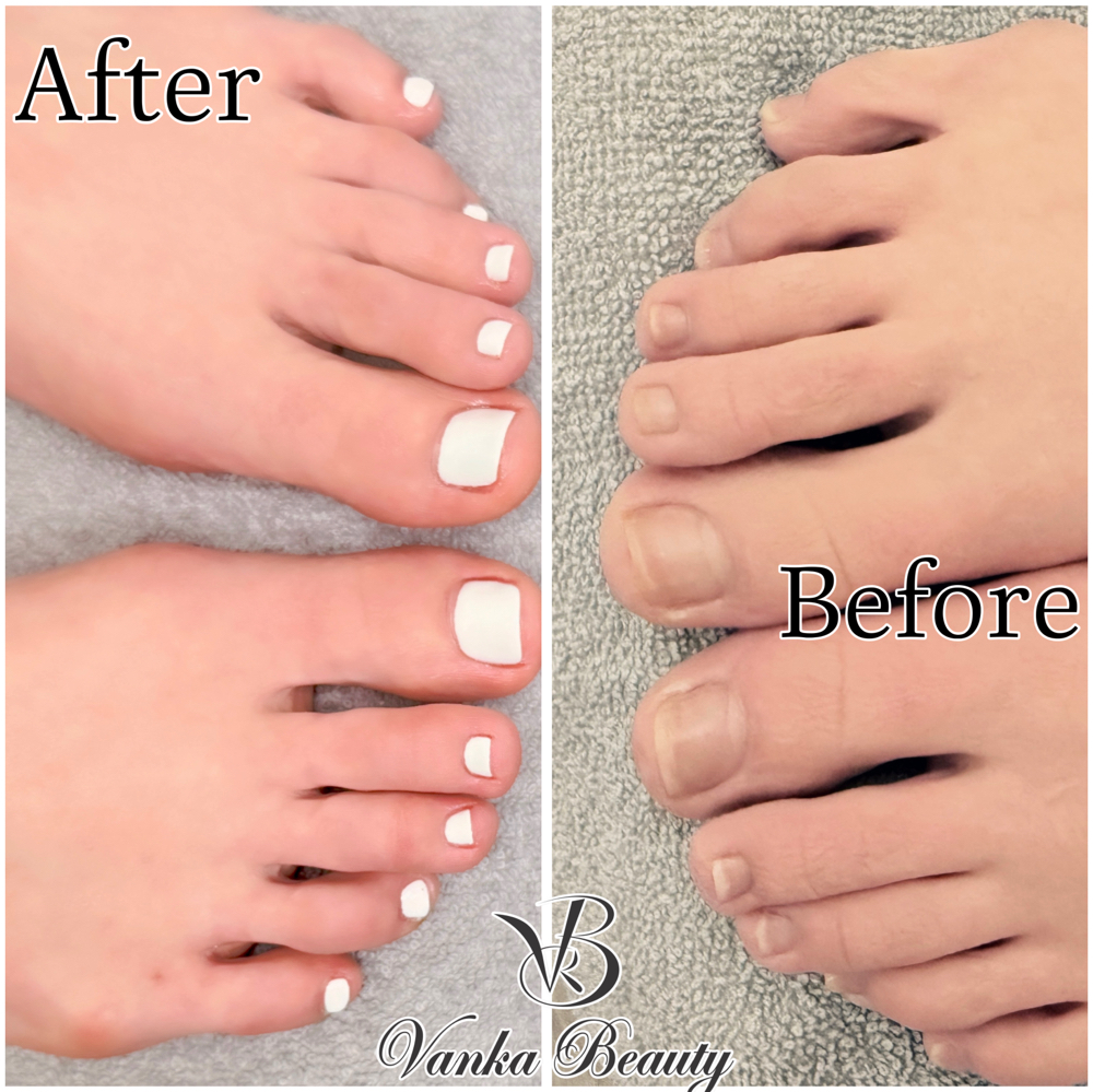 VOLCANO PEDICURE WITH GEL ADD ON