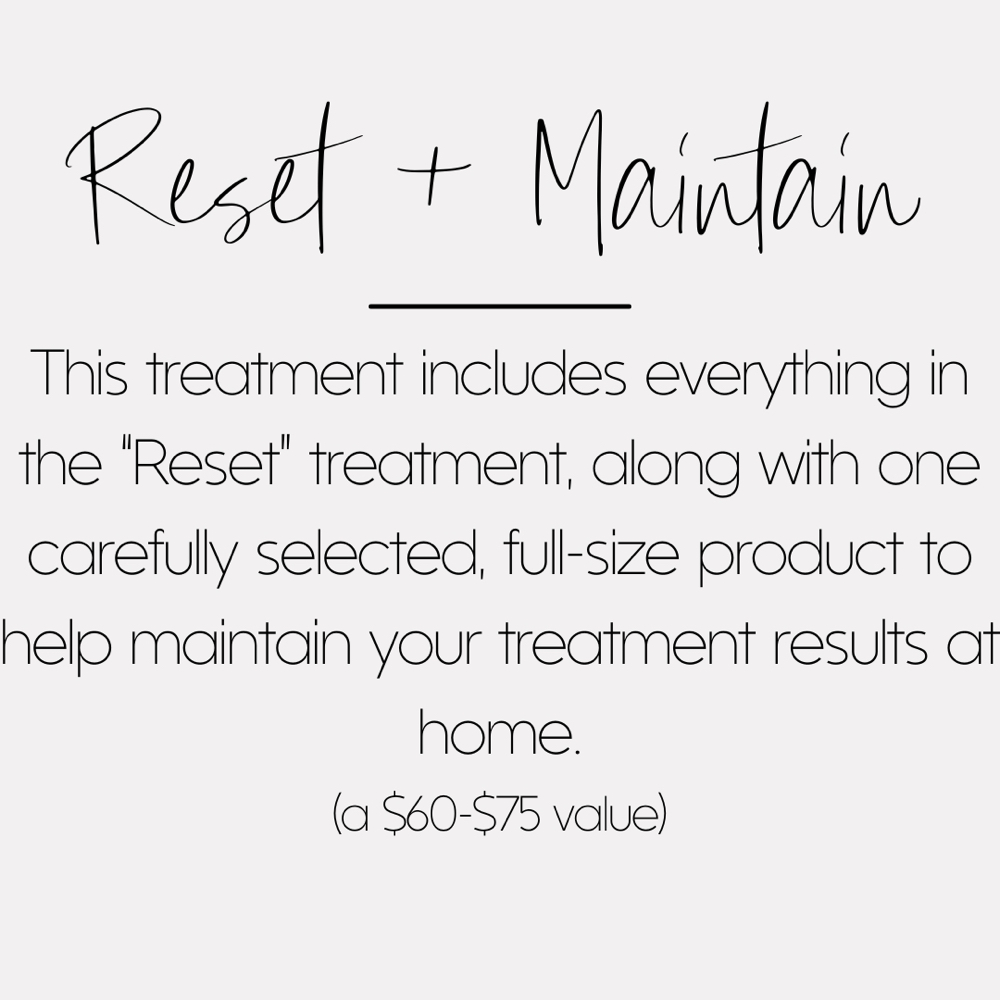 Reset & Maintain Hair Treatment